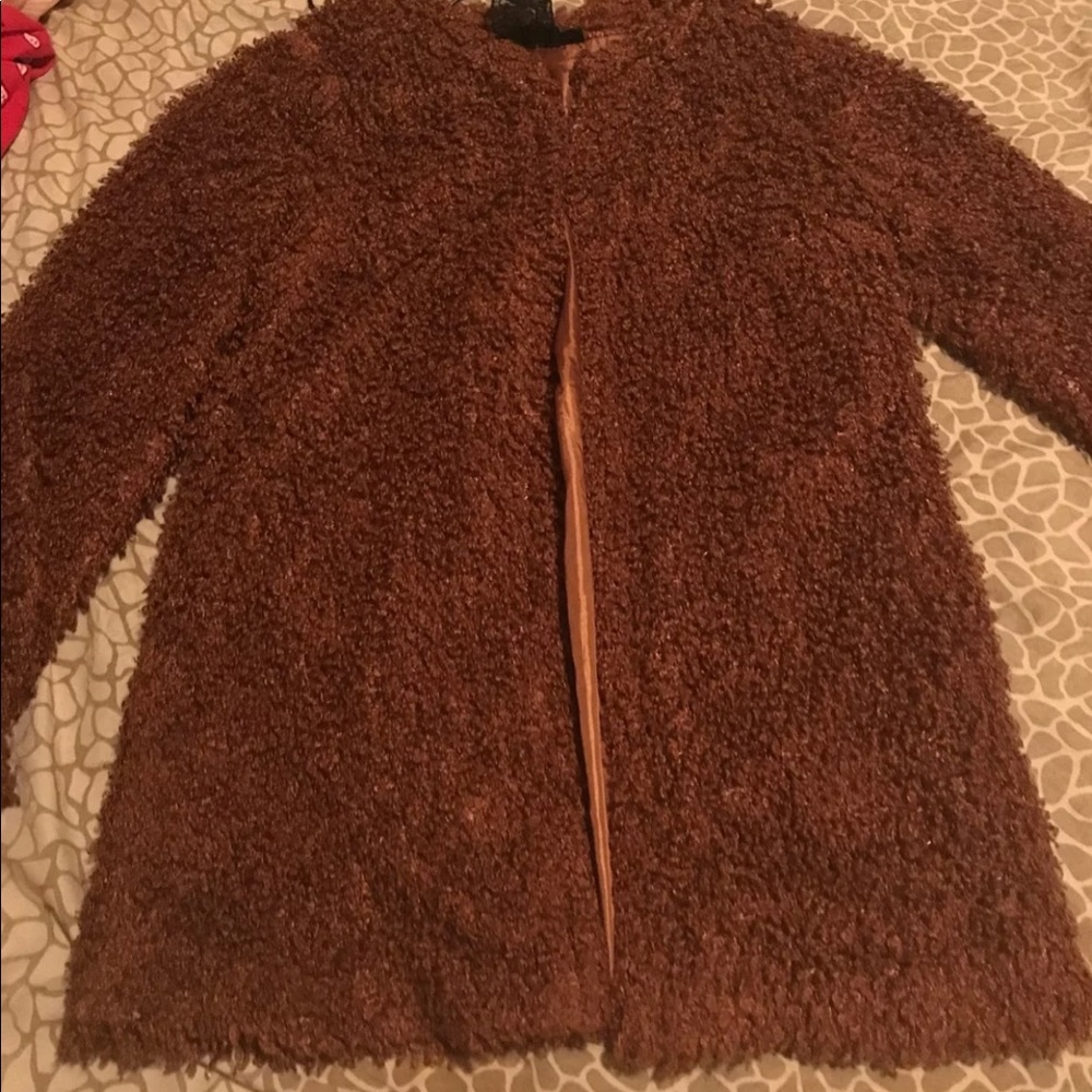Faux fur jacket
